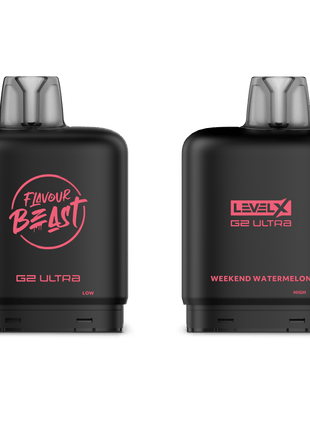 Flavour Beast Level X G2 Ultra Pods - All Flavours - 50000 Puffs - 20mL