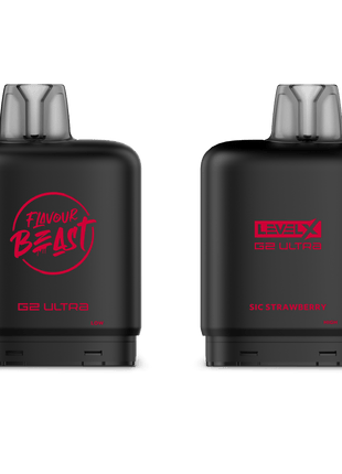 Flavour Beast Level X G2 Ultra Pods - All Flavours - 50000 Puffs - 20mL