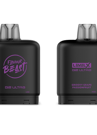 Flavour Beast Level X G2 Ultra Pods - All Flavours - 50000 Puffs - 20mL
