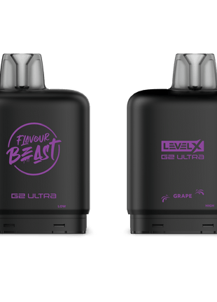 Flavour Beast Level X G2 Ultra Pods - All Flavours - 50000 Puffs - 20mL