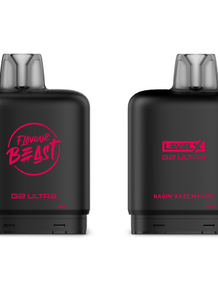 Flavour Beast Level X G2 Ultra Pods - All Flavours - 50000 Puffs - 20mL