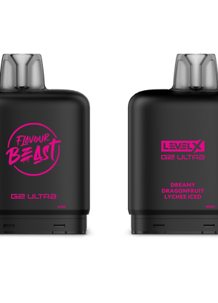 Flavour Beast Level X G2 Ultra Pods - All Flavours - 50000 Puffs - 20mL