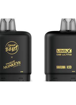 Flavour Beast Level X G2 Ultra Pods - All Flavours - 50000 Puffs - 20mL
