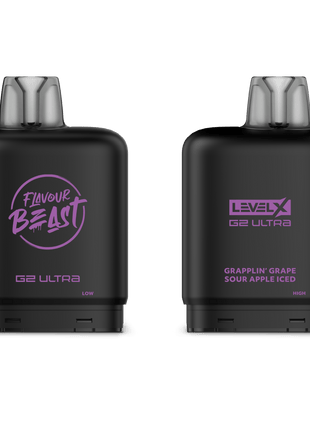 Flavour Beast Level X G2 Ultra Pods - All Flavours - 50000 Puffs - 20mL