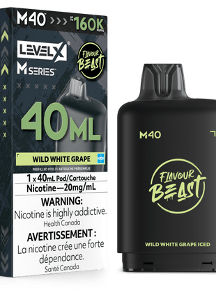 Flavour Beast Level X M Series Pods - Up to 160,000 Puffs - 30mL & 40mL