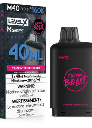 Flavour Beast Level X M Series Pods - Up to 160,000 Puffs - 30mL & 40mL