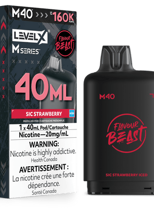 Flavour Beast Level X M Series Pods - Up to 160,000 Puffs - 30mL & 40mL