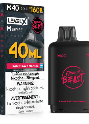 Flavour Beast Level X M Series Pods - Up to 160,000 Puffs - 30mL & 40mL