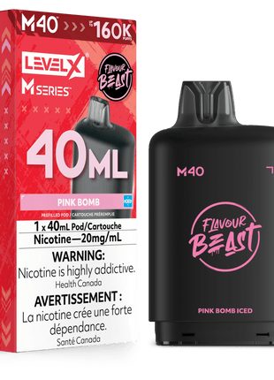Flavour Beast Level X M Series Pods - Up to 160,000 Puffs - 30mL & 40mL