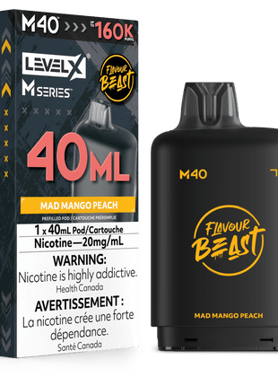 Flavour Beast Level X M Series Pods - Up to 160,000 Puffs - 30mL & 40mL