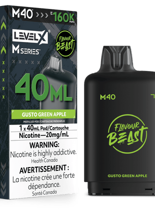 Flavour Beast Level X M Series Pods - Up to 160,000 Puffs - 30mL & 40mL