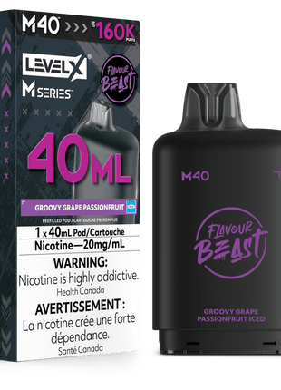 Flavour Beast Level X M Series Pods - Up to 160,000 Puffs - 30mL & 40mL