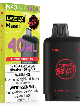 Flavour Beast Level X M Series Pods - Up to 160,000 Puffs - 30mL & 40mL