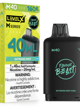 Flavour Beast Level X M Series Pods - Up to 160,000 Puffs - 30mL & 40mL