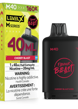 Flavour Beast Level X M Series Pods - Up to 160,000 Puffs - 30mL & 40mL
