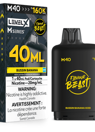 Flavour Beast Level X M Series Pods - Up to 160,000 Puffs - 30mL & 40mL