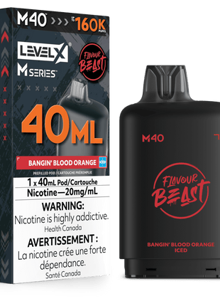 Flavour Beast Level X M Series Pods - Up to 160,000 Puffs - 30mL & 40mL