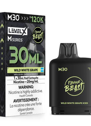 Flavour Beast Level X M Series Pods - Up to 160,000 Puffs - 30mL & 40mL