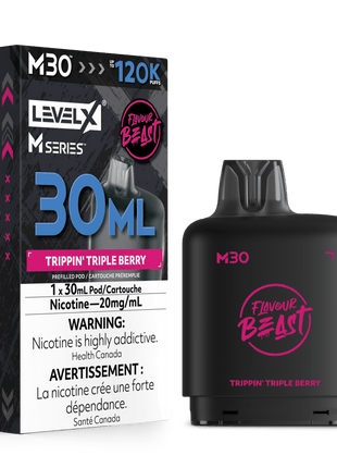 Flavour Beast Level X M Series Pods - Up to 160,000 Puffs - 30mL & 40mL