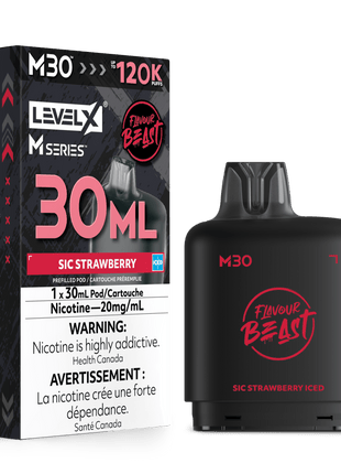 Flavour Beast Level X M Series Pods - Up to 160,000 Puffs - 30mL & 40mL