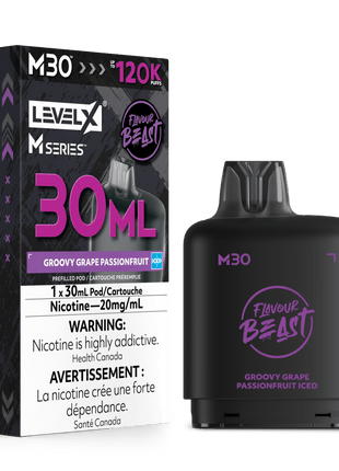 Flavour Beast Level X M Series Pods - Up to 160,000 Puffs - 30mL & 40mL