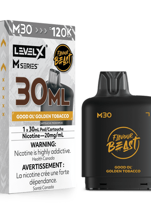 Flavour Beast Level X M Series Pods - Up to 160,000 Puffs - 30mL & 40mL