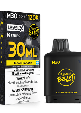 Flavour Beast Level X M Series Pods - Up to 160,000 Puffs - 30mL & 40mL