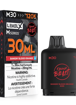 Flavour Beast Level X M Series Pods - Up to 160,000 Puffs - 30mL & 40mL