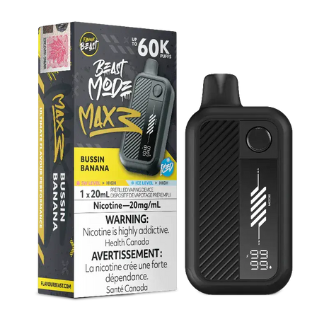 Flavour Beast Mode MAX 3 60K Disposable Vape - 60000 Puffs - 20mL - Flavour Beast - Liberty Vape