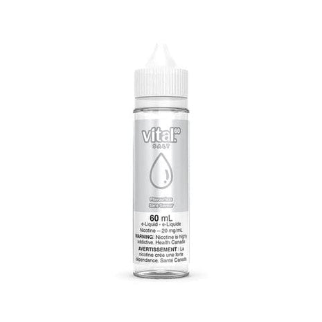 Flavourless Nic Salts - Vital 60 Salt - 60mL - Liberty Vape