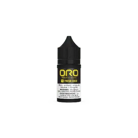 Fresa Loco Salt Nic - ORO Salts E-Liquid - 30mL - Oro - Liberty Vape