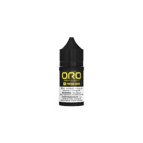 Fresa Loco Salt Nic - ORO Salts E-Liquid - 30mL - Oro - Liberty Vape