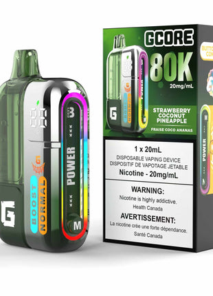 Gcore G 80k Disposable Vape - 80000 Puffs - 20mL - Gcore - Liberty Vape