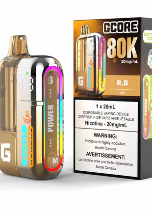 Gcore G 80k Disposable Vape - 80000 Puffs - 20mL - Gcore - Liberty Vape