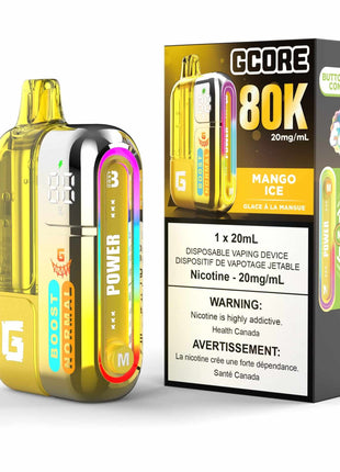 Gcore G 80k Disposable Vape - 80000 Puffs - 20mL - Gcore - Liberty Vape