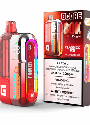 Gcore G 80k Disposable Vape - 80000 Puffs - 20mL - Gcore - Liberty Vape