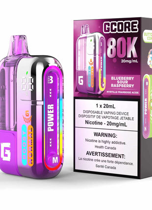 Gcore G 80k Disposable Vape - 80000 Puffs - 20mL - Gcore - Liberty Vape