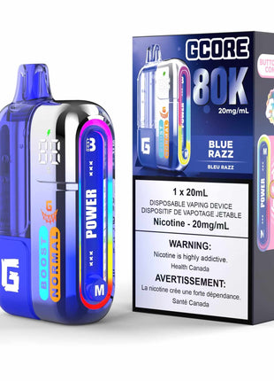 Gcore G 80k Disposable Vape - 80000 Puffs - 20mL - Gcore - Liberty Vape