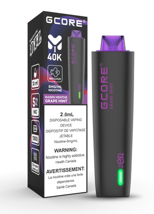 Gcore Hookah 40K Disposable Vape - 20mL (5mg) - Liberty Vape