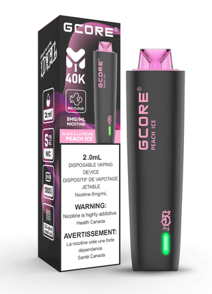 Gcore Hookah 40K Disposable Vape - 20mL (5mg) - Liberty Vape