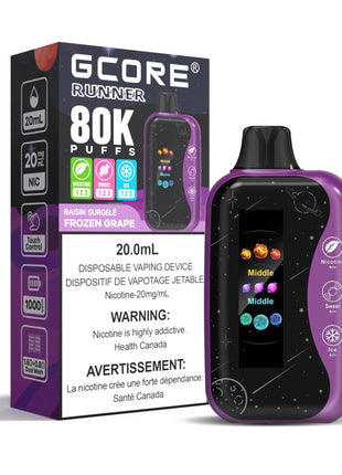 Gcore Runner 80K Disposable Vape - 20mL - Liberty Vape