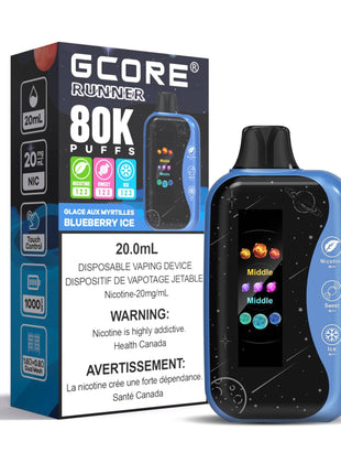 Gcore Runner 80K Disposable Vape - 20mL - Liberty Vape