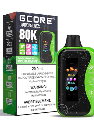 Gcore Runner 80K Disposable Vape - 20mL - Liberty Vape