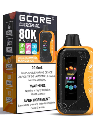 Gcore Runner 80K Disposable Vape - 20mL - Liberty Vape