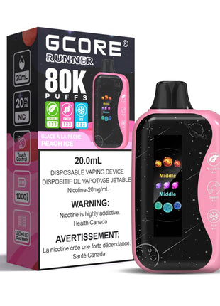 Gcore Runner 80K Disposable Vape - 20mL - Liberty Vape