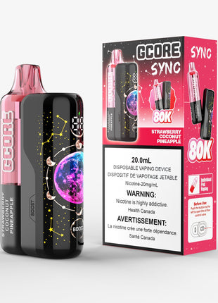 Gcore Sync 80K Disposable Pod - 20mL - Liberty Vape