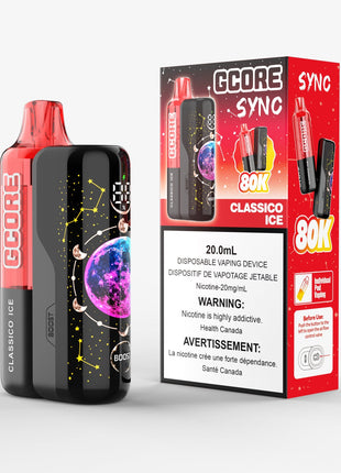 Gcore Sync 80K Disposable Pod - 20mL - Liberty Vape