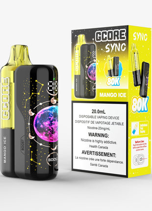 Gcore Sync 80K Disposable Pod - 20mL - Liberty Vape