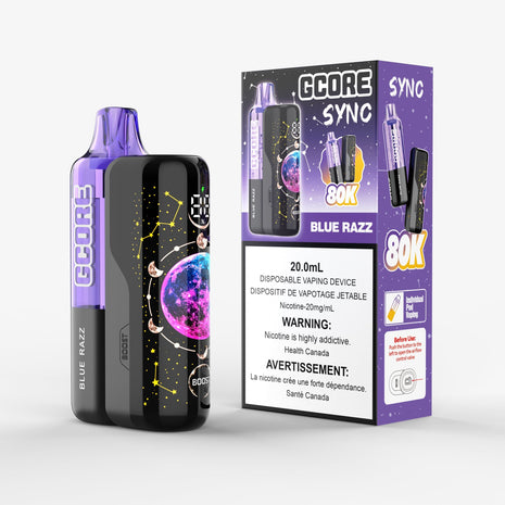 Gcore Sync 80K Disposable Pod - 20mL - Liberty Vape