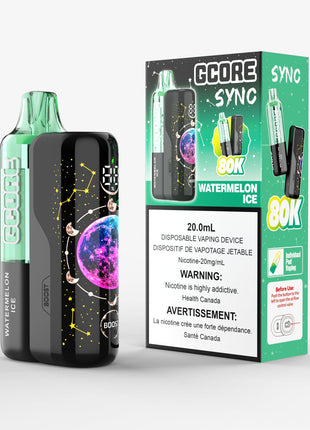 Gcore Sync 80K Disposable Pod - 20mL - Liberty Vape